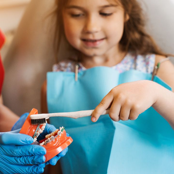 Limpieza ortodoncia infantil